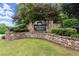 Stone entryway with the 