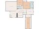Detailed floor plan showcasing multiple bedrooms, bathrooms, office space, and open areas at 1431 Waterford Green Dr, Marietta, GA 30068