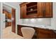 Gourmet kitchen with granite counters, custom cabinetry, and stainless steel appliances at 1431 Waterford Green Dr, Marietta, GA 30068