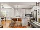 Spacious open kitchen with granite counters, stainless appliances, and a central island at 1598 Olympian Sw Cir, Atlanta, GA 30310