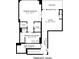 Floor plan of terrace level featuring a primary bedroom, bathroom and balcony at 3475 Oak Valley Ne Rd # 2940, Atlanta, GA 30326