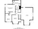 Upstairs floor plan highlighting bedrooms, bathrooms, hall, and primary bedroom with attached primary bath at 4995 Panola Mill Dr, Lithonia, GA 30038