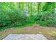 A green backyard and patio offer a private space to relax and unwind at 744 Brittany Ct, Stone Mountain, GA 30083