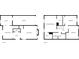 Detailed floor plan showcasing the layout of the two-story home at 744 Brittany Ct, Stone Mountain, GA 30083