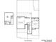 Second floor plan displaying a loft, bedroom, and unfinished flex room at 4960 Shade Creek Xing, Cumming, GA 30028