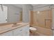 This bathroom features a bathtub and shower combination with a single sink vanity at 5309 Ashley Se Dr, Conyers, GA 30094
