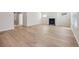 Open floor plan with a fireplace and views from lots of windows at 366 Tallulah Ln, Grayson, GA 30017