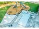 Aerial view of a playground and splash area. The perfect place for to spend the day at 4507 N Peachtree Rd, Dunwoody, GA 30338