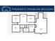 Detailed second floor plan highlighting bedrooms, bathrooms, closets, and hallway space at 6948 Dalehollow Dr, Lithonia, GA 30058