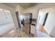 Functional kitchen with stainless steel refrigerator and ample cabinet storage at 6948 Dalehollow Dr, Lithonia, GA 30058