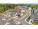 Community aerial view highlighting the property location with a red pin and surrounding neighborhood at 351 Boundless Ln, Canton, GA 30114