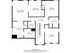 Second-floor floor plan showing layout including primary bedroom, bath, bedrooms, laundry, and walk-in closet at 351 Boundless Ln, Canton, GA 30114