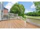 Back deck overlooking the golf course featuring white railings, perfect for outdoor living at 5309 Davenport Mnr, Cumming, GA 30041