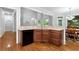 Spacious kitchen with breakfast bar, ample counter space, and modern fixtures at 5309 Davenport Mnr, Cumming, GA 30041