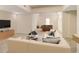 Finished basement area showcasing a pool table, living area, and media center at 650 Virginia Highlands, Fayetteville, GA 30215