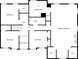 Upstairs floor plan showing bedrooms, bathrooms, and walk-in closets at 650 Virginia Highlands, Fayetteville, GA 30215