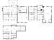 Detailed set of floor plans showcasing the layout of each room on floor 1, 2, and 3 at 650 Virginia Highlands, Fayetteville, GA 30215