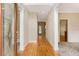 Inviting foyer with hardwood floors and elegant columns at 650 Virginia Highlands, Fayetteville, GA 30215