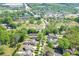 Beautiful aerial view of a neighborhood near the Buford Community Center showcasing lush landscaping and mature trees at 500 S Hill St, Buford, GA 30518