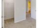 Bright closet with shelving and rod ready for storage solutions in new construction home at 881 Upland Ives Dr, Sugar Hill, GA 30518