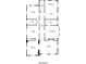 Detailed floor plan showcasing the layout of the bedrooms, bathrooms, living spaces, and kitchen at 501 Dargan Sw Pl, Atlanta, GA 30310