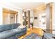 Spacious living room with hardwood floors and a view to other rooms at 211 Colonial Homes Nw Dr # 2508, Atlanta, GA 30309