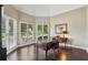 Bright office space with hardwood floors and an abundance of natural light at 378 Rhodes House Dr, Suwanee, GA 30024
