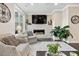 Cozy living room with a modern fireplace and decorative accents, providing a relaxing atmosphere at 3786 Alstead Manor Way, Suwanee, GA 30024