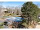 Community tennis courts among the trees at 3863 Dundee Ne Dr, Roswell, GA 30075