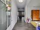 Inviting foyer with hardwood floors leading into the home's open layout and bright living spaces at 174 Riverwood Dr, Dallas, GA 30157
