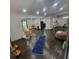 Open floor plan with hardwood floors and recessed lighting at 2704 Terratim Ln, Decatur, GA 30034