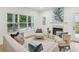 Inviting living space with a fireplace, comfortable seating, and natural light streaming through the windows at 1347 Midlawn Dr, Decatur, GA 30032
