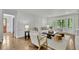 Spacious living room featuring hardwood floors, fireplace, and comfortable seating at 1430 Dallas Circle Sw, Marietta, GA 30064