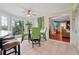 Bright breakfast nook featuring a table with seating and large windows providing ample natural light at 5027 Castlewood Sw Dr, Lilburn, GA 30047