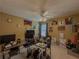 The study room includes lots of artwork and a ceiling fan at 2775 Storybook Ct, Grayson, GA 30017