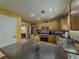 Bright kitchen features stainless steel appliances and ample counter space at 2775 Storybook Ct, Grayson, GA 30017