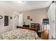 This comfortable bedroom has carpet, a bed and a sunny window at 25 Bridlewood Ct, Stockbridge, GA 30281