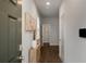 Clean entryway featuring hardwood floors, neutral walls, and stylish decor accents at 4422 Richmond Se Ct, Stone Mountain, GA 30083