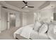 Bright and open main bedroom with walk-in doors at 5760 Palmtree Pass, Cumming, GA 30040