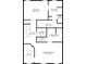 Upstairs floor plan featuring bedrooms, baths, laundry, hall and walk-in closets at 1236 Brickton Nw Dr, Atlanta, GA 30318