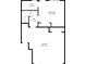 Detailed floorplan showcasing a bedroom, bathroom, hall, and garage layout at 1236 Brickton Nw Dr, Atlanta, GA 30318