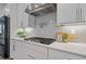 Close-up of the modern kitchen with sleek countertops and stainless steel appliances at 2062 Cortland Rd, Milton, GA 30009