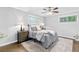 Serene bedroom with soft lighting, a plush rug, and a cozy, inviting bed at 2337 Elmwood Se Cir, Atlanta, GA 30339