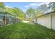 Large, grassy backyard enclosed by wooden fences, perfect for privacy and outdoor enjoyment at 2529 Ryne St, Atlanta, GA 30318
