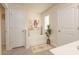 Bright bathroom boasts modern tub, tile floors, and contemporary decor at 4960 Jatoba Rd, Acworth, GA 30101