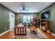 Cozy living room with hardwood floors, stylish furniture, and ample natural light at 1866 Tiger Flowers Nw Dr, Atlanta, GA 30314