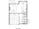 First floor plan featuring garage, living room, kitchen, and dining areas with a patio and optional elevator at 326 Treble Way, Alpharetta, GA 30009