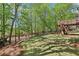 Spacious backyard with green lawn, mature trees, and a wooden fence providing privacy for outdoor enjoyment at 4360 Havenridge Pl, Cumming, GA 30041