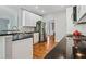 Beautiful kitchen with stainless steel appliances, granite countertops and hardwood floors at 4360 Havenridge Pl, Cumming, GA 30041