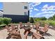 Inviting fire pit area with comfortable seating for outdoor gatherings and relaxation at 439 Mezzo Ln # 88, Alpharetta, GA 30009